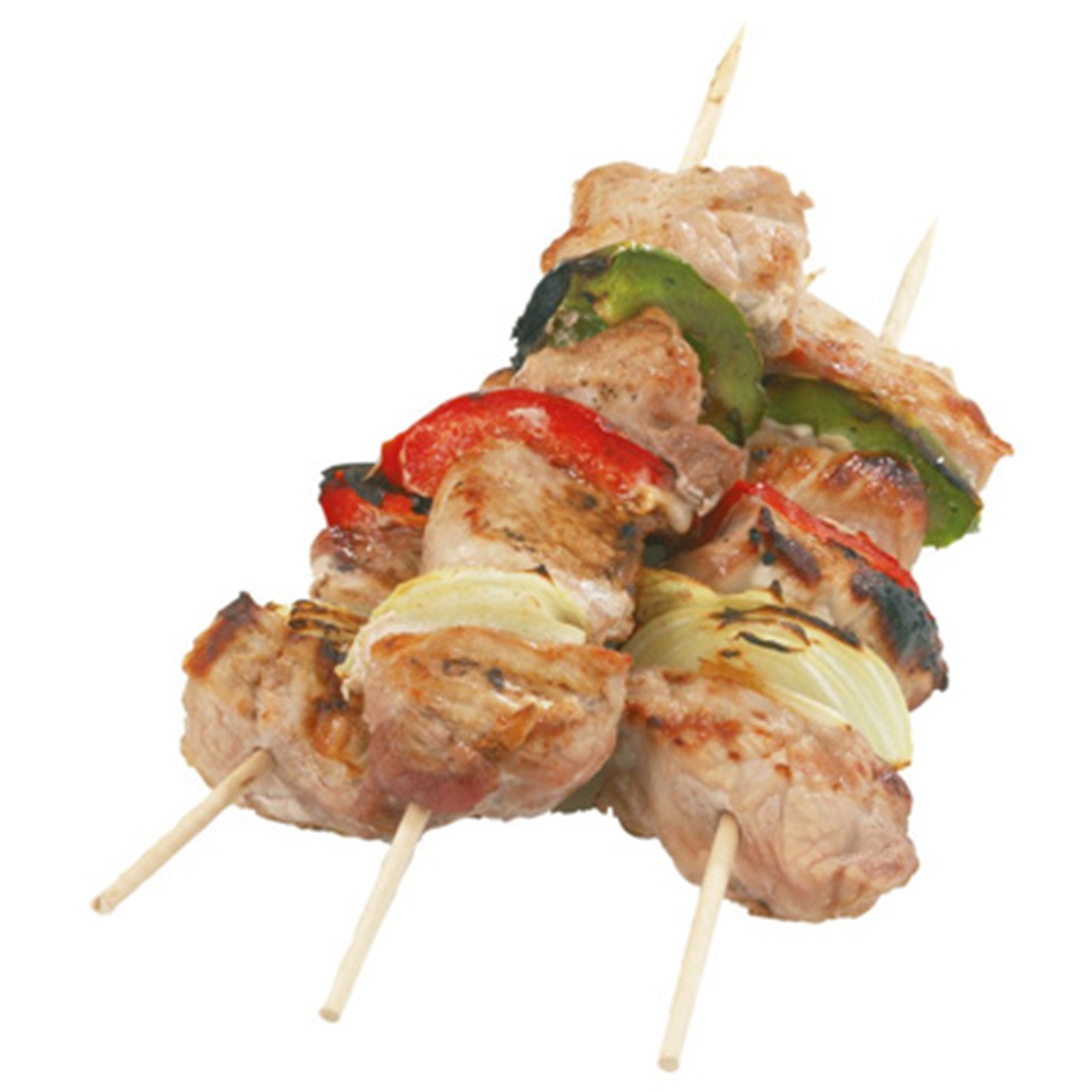 100 umweltfreundliche Schaschlikspieße aus Birkenholz, 20 cm lang, 0,3 cm dick, ideal für Grillen, Kochen und kreative Projekte.