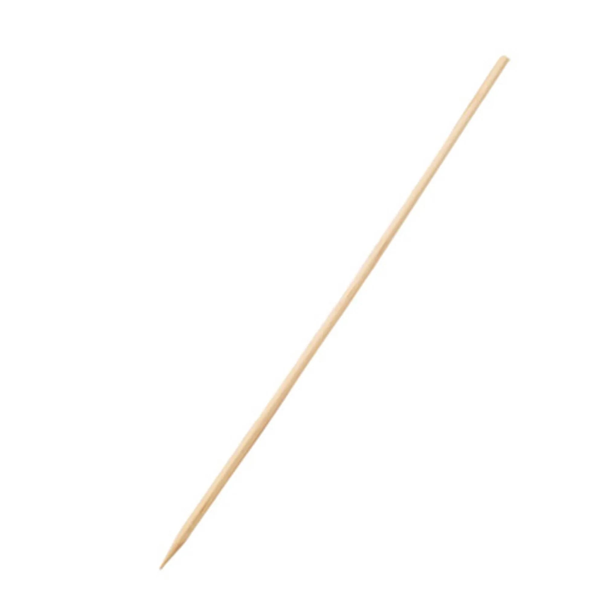 100 Schaschlikspieße aus Birkenholz, 20 cm lang, 0,3 cm Durchmesser, ideal für Grill und Küche, umweltfreundlich und stabil.