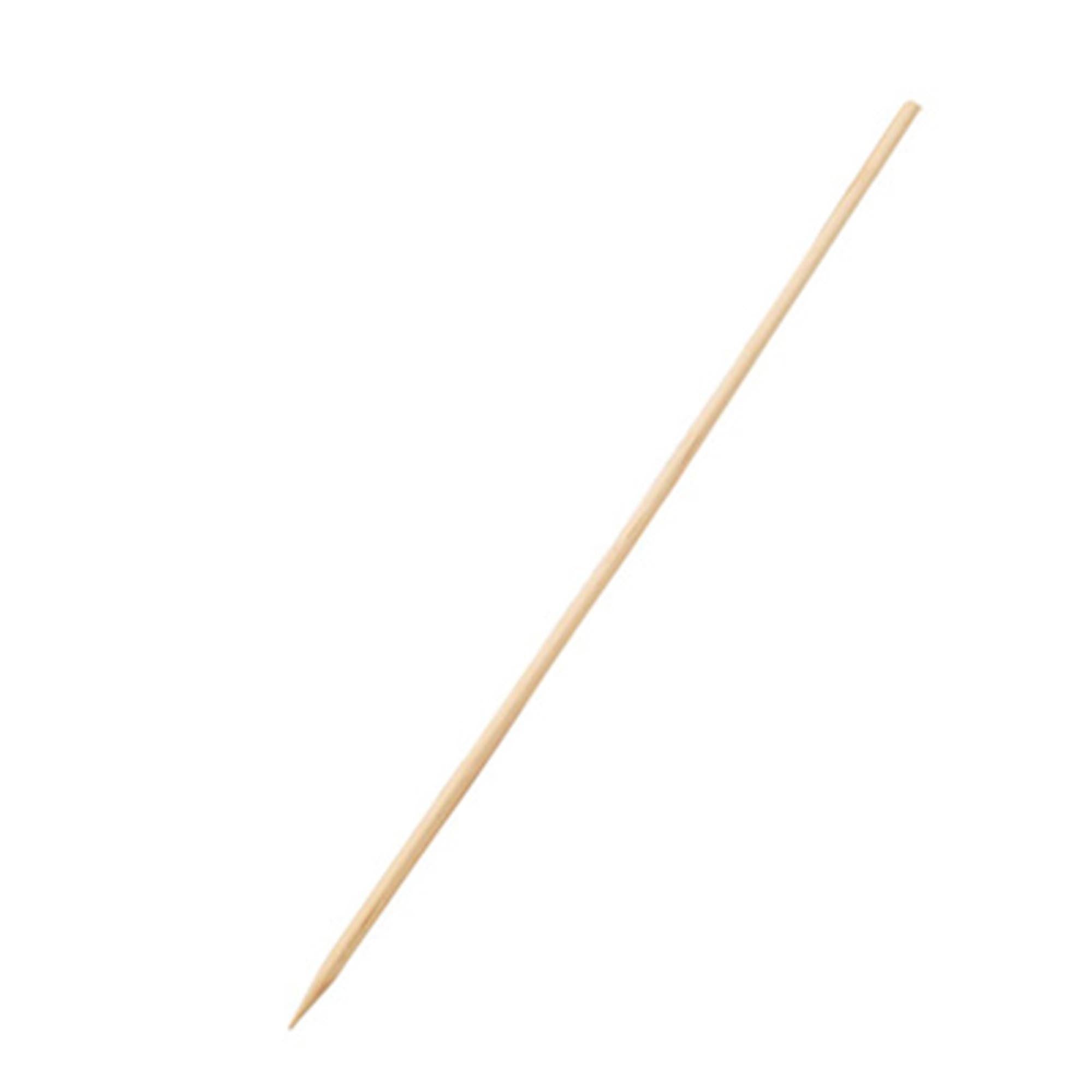 100 Schaschlikspieße aus Birkenholz, 20 cm lang, 0,3 cm Durchmesser, ideal für Grill und Küche, umweltfreundlich und stabil.