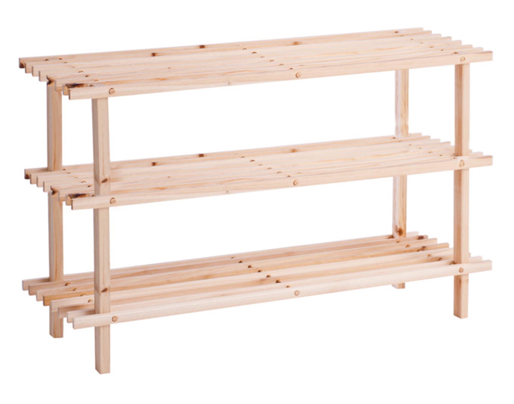 Zeller Schuhregal Wood 2 Outside 80x26x49.5 cm