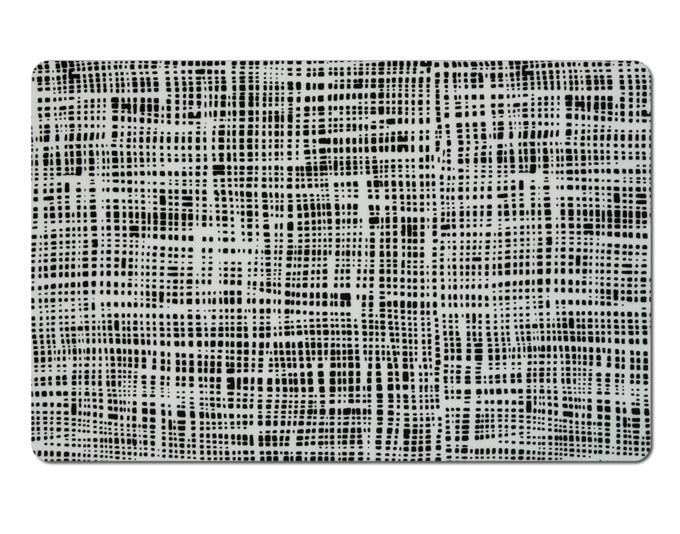 ZELLER Tischset Abstrakt schwarz 43.5x28.5 cm in  präsentiert im Onlineshop von KAQTU Design AG. Tischset ist von ZELLER PRESENT