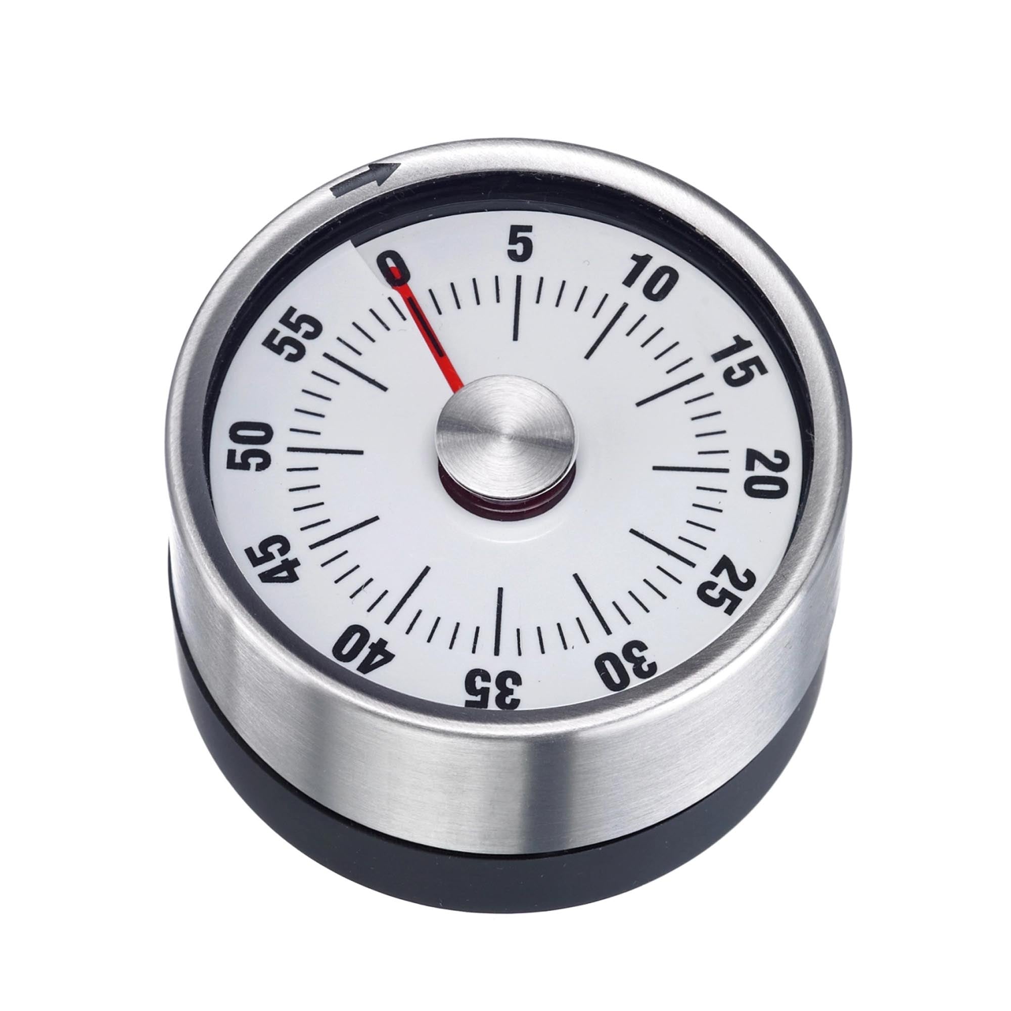 Timer Futura, D6.2x3.6cm in Silber präsentiert im Onlineshop von KAQTU Design AG. Küchenhelfer ist von Westmark