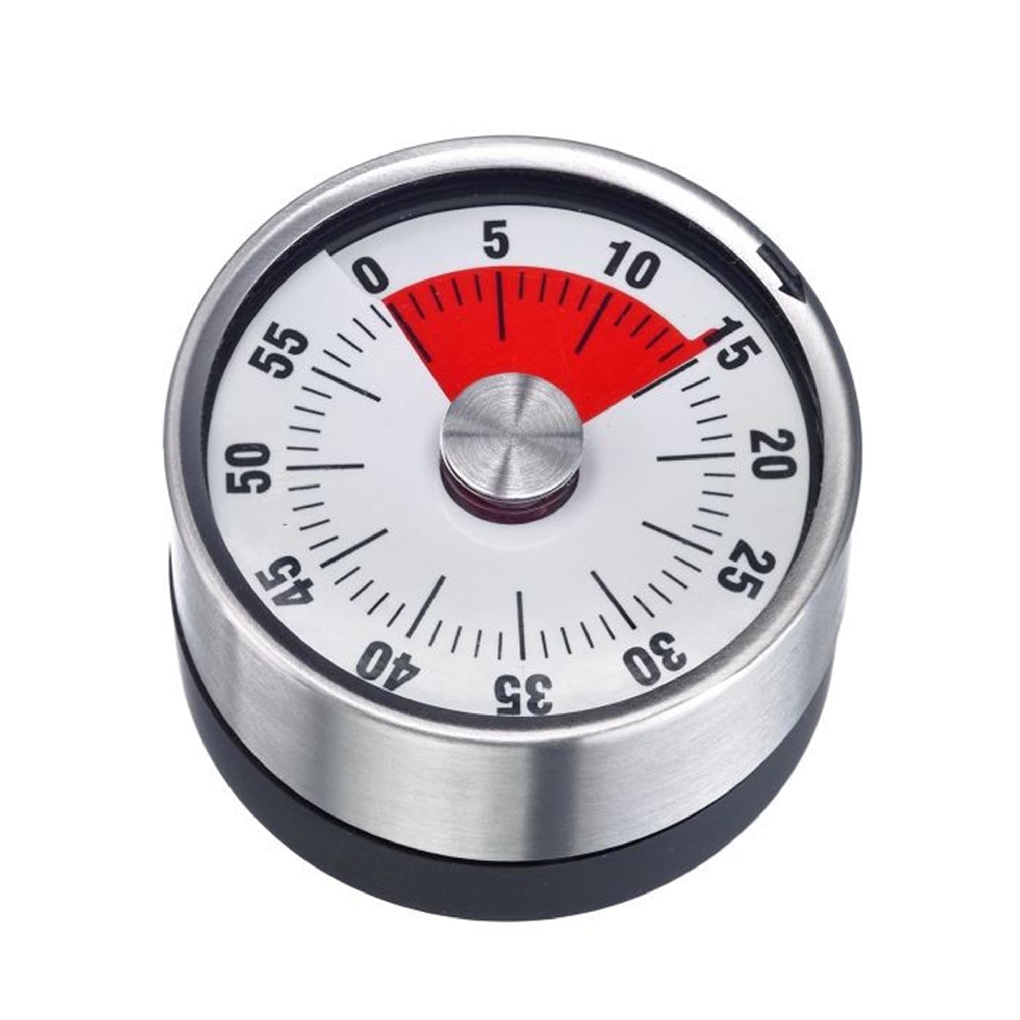 Kompakter Timer von Westmark, Modell Futura, ideal für präzises Timing in der Küche, Maße: 6,2 x 3,6 cm.
