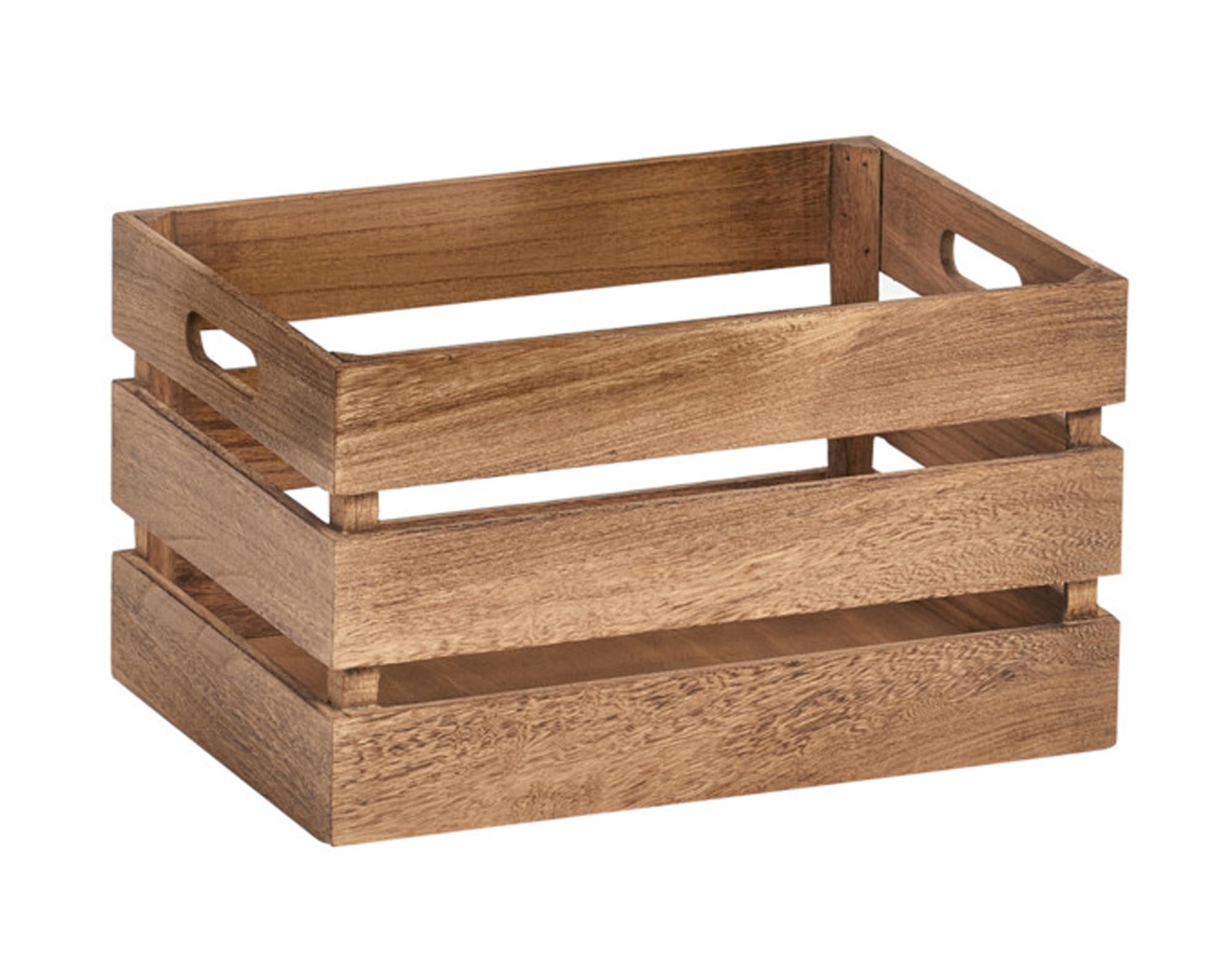 ZELLER all-purpose box Vintage <tc>braun</tc> 35x25x20 cm