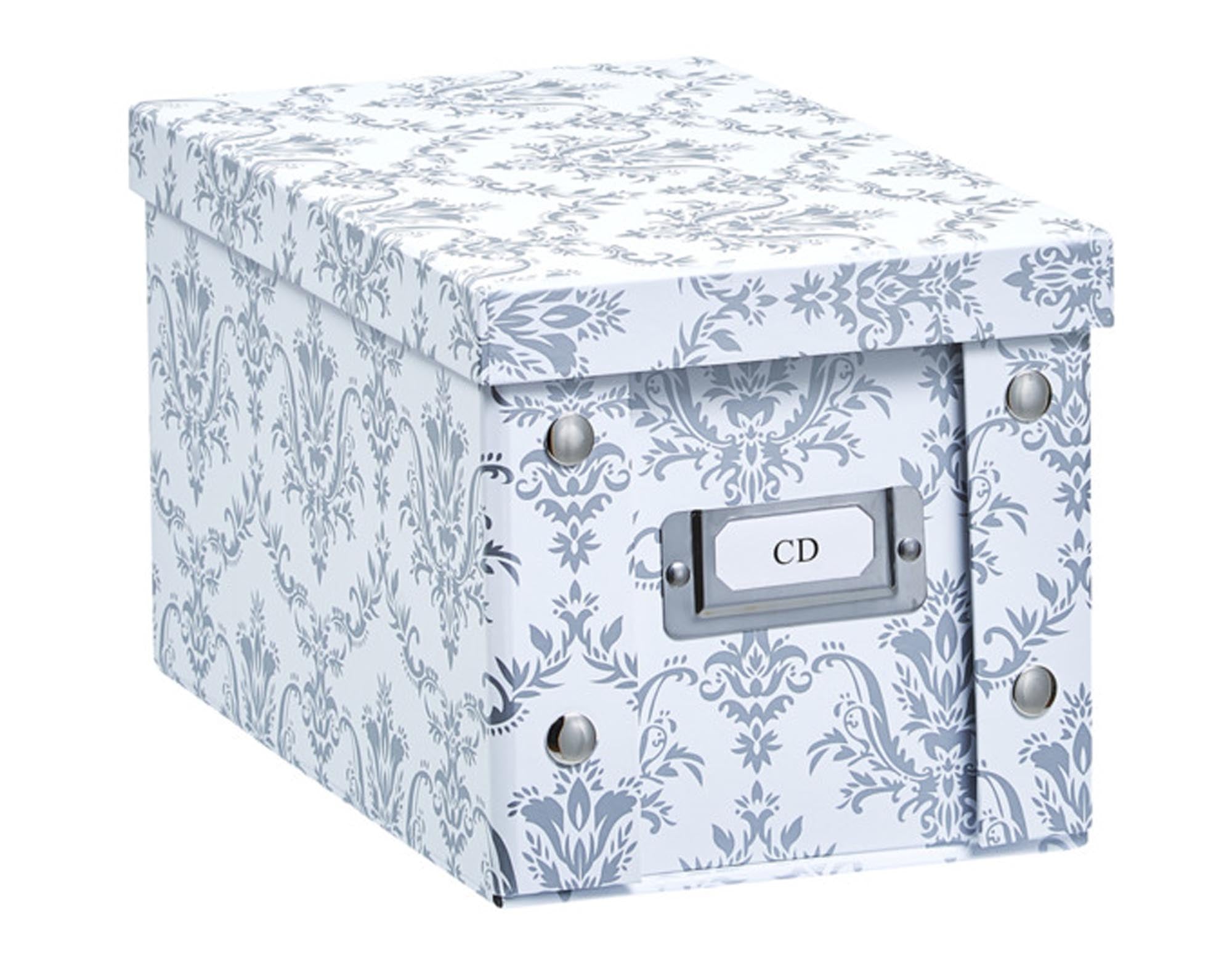 ZELLER CD-Box Karton Vintage 28x16.5x15 cm