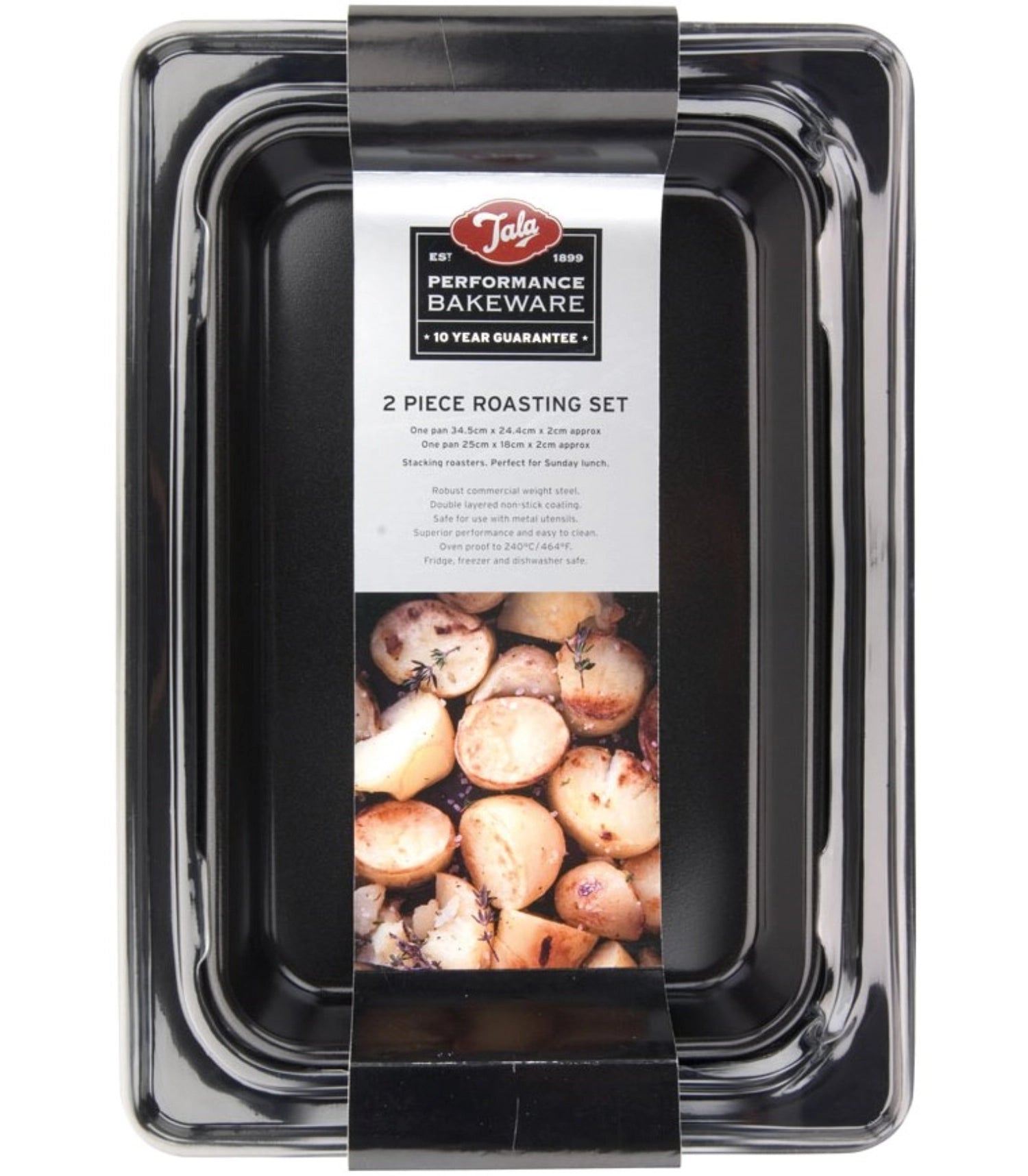 Brat e teglia da forno 2 tlg., 34.5x24.4x2cm + 25x18x2 c