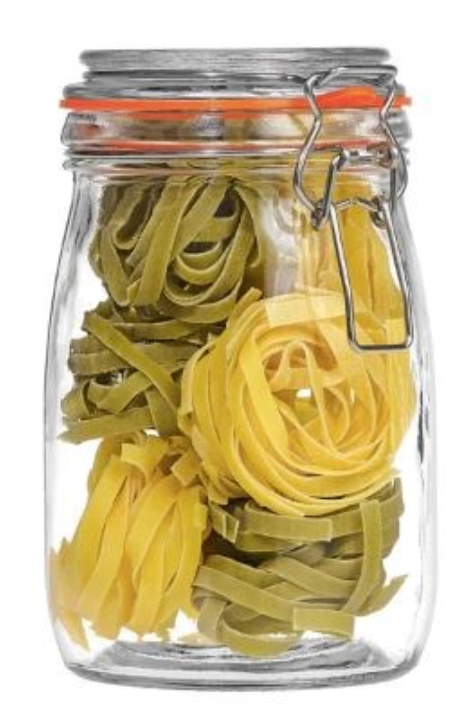 Vetro di stoccaggio con chiusura di stiratura 1L