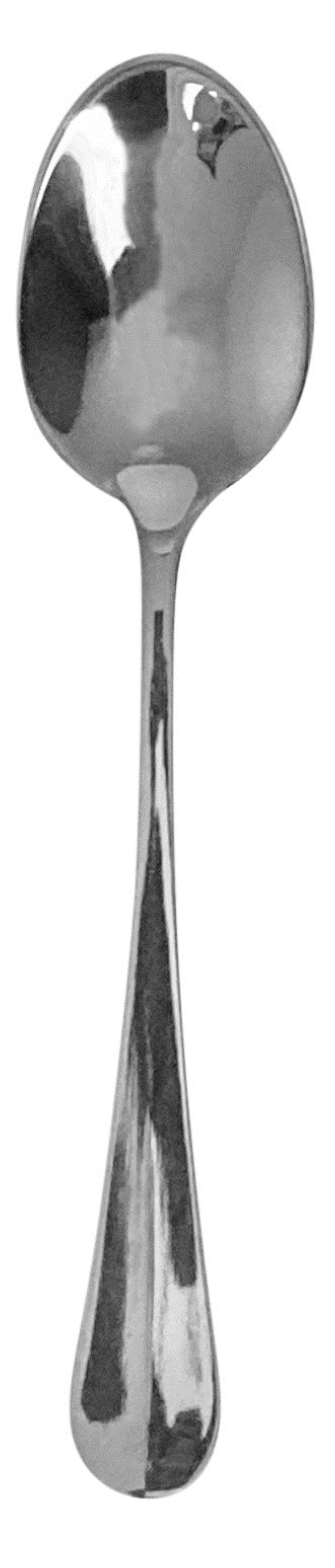 Baguette Dessertlöffel 2.5mm in Silber präsentiert im Onlineshop von KAQTU Design AG. Geschirr ist von Abert