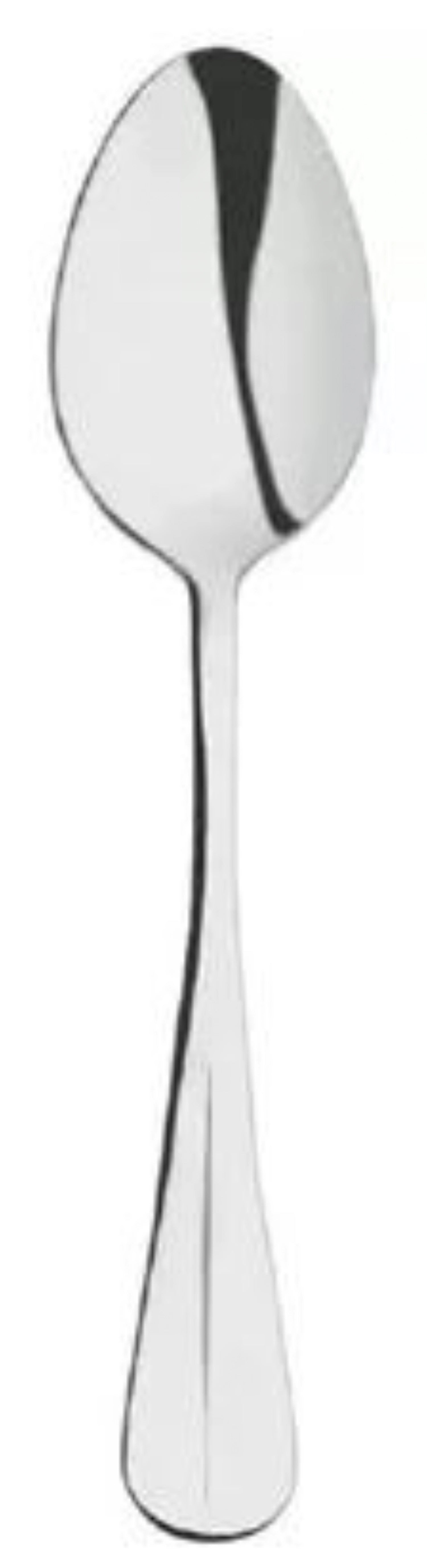 Baguette Kaffeelöffel 2.5mm in Silber präsentiert im Onlineshop von KAQTU Design AG. Geschirr ist von Abert