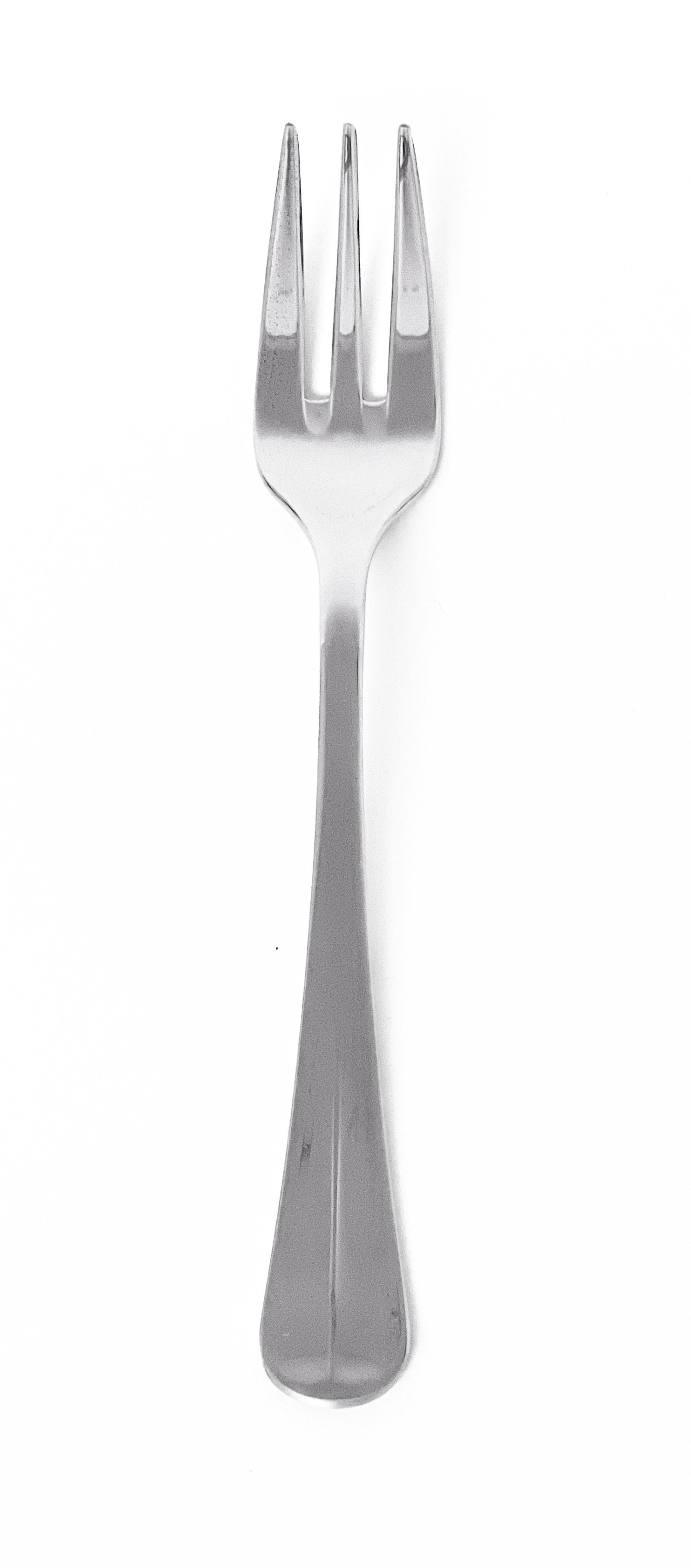 Baguette Kuchengabel 2.5mm in Silber präsentiert im Onlineshop von KAQTU Design AG. Geschirr ist von Abert
