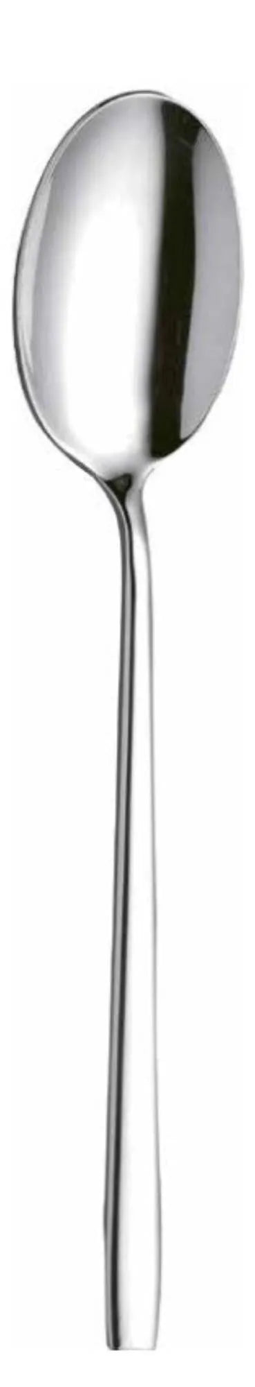 Eleganter Ergo Tafellöffel von Abert: 18/10 Edelstahl, ergonomisch, langlebig, spülmaschinenfest, ideal für stilvolle Tischdekoration.