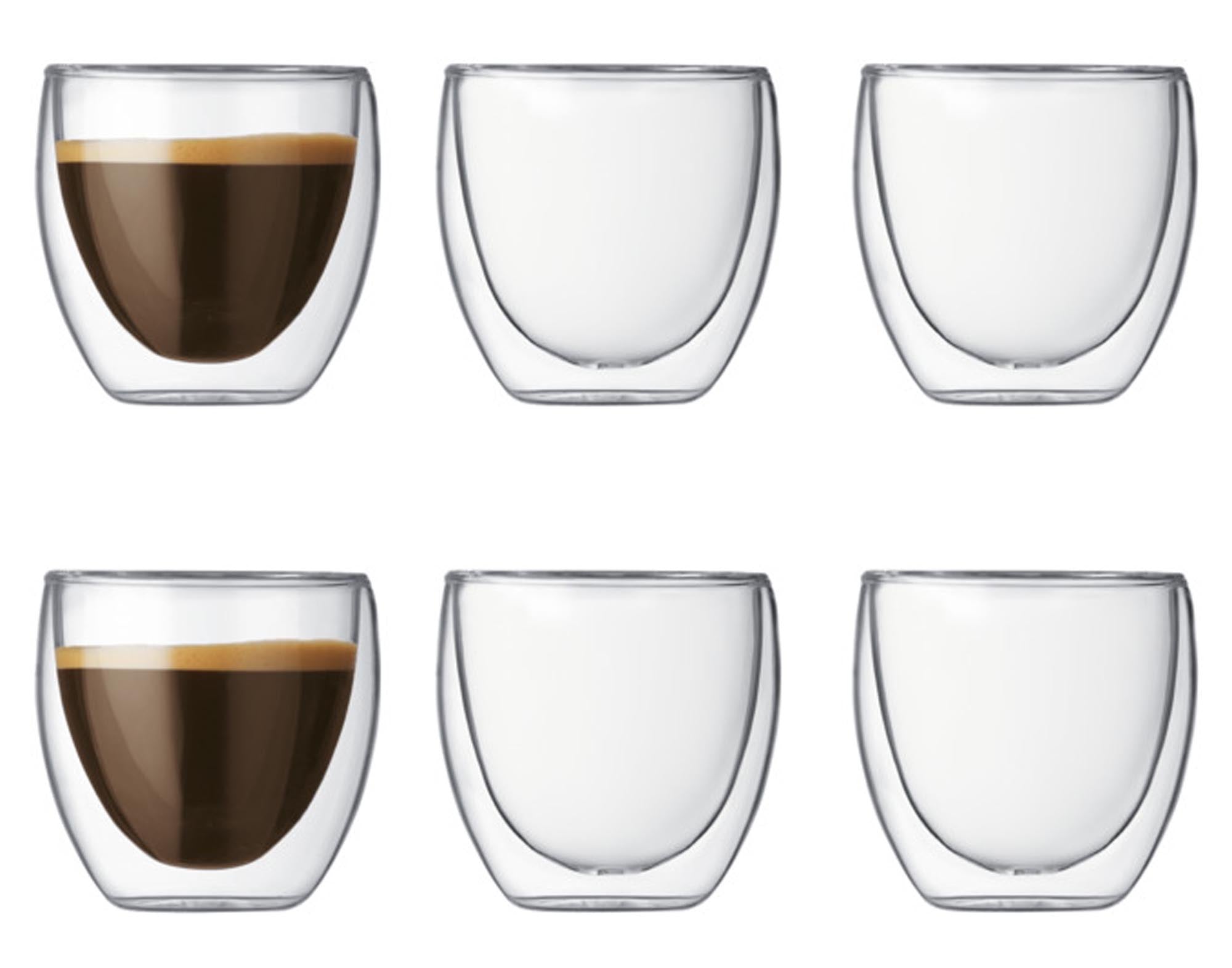 <tc>BODUM</tc> Pavina double-walled drinking glass, 6 pieces, 0.08 l
