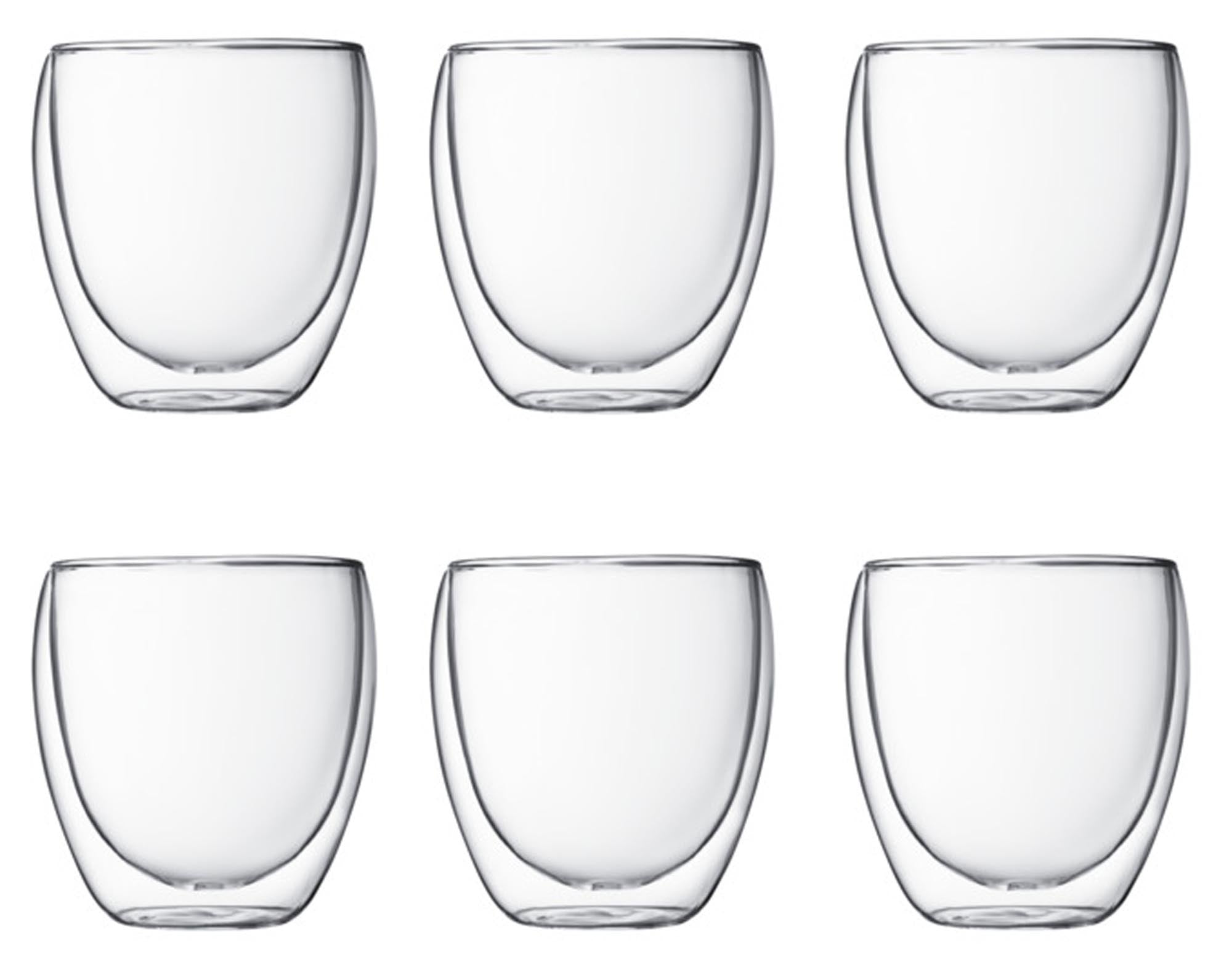 <tc>BODUM</tc> Pavina double-walled drinking glass, 6 pieces, 0.25 l