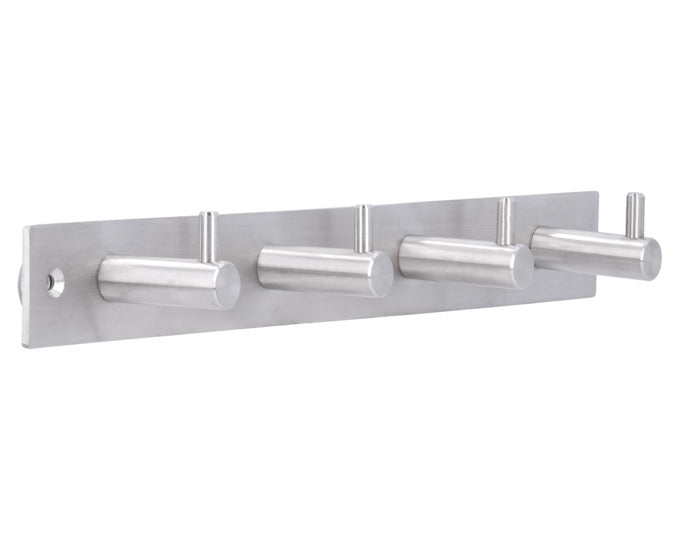 SIRO Garderobenleiste mit 4 Haken 322 mm Edelstahl in  präsentiert im Onlineshop von KAQTU Design AG. Garderobe ist von SIRO