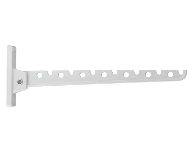 Kleiderträger Aluminium weiss in  präsentiert im Onlineshop von KAQTU Design AG. Stummer Diener ist von E + h