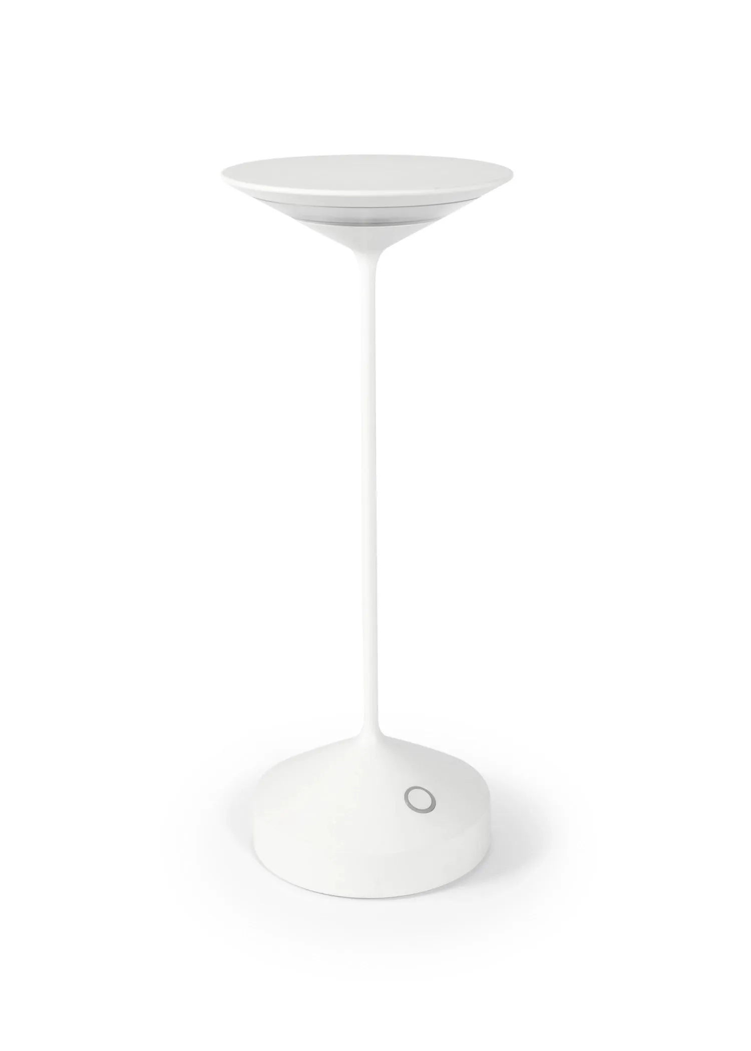 Die Abert Tempo Lampe: Stilvolles, wiederaufladbares Design-Statement aus Aluminium und Stahl mit Touch-Dimmer, ideal für jeden Raum.