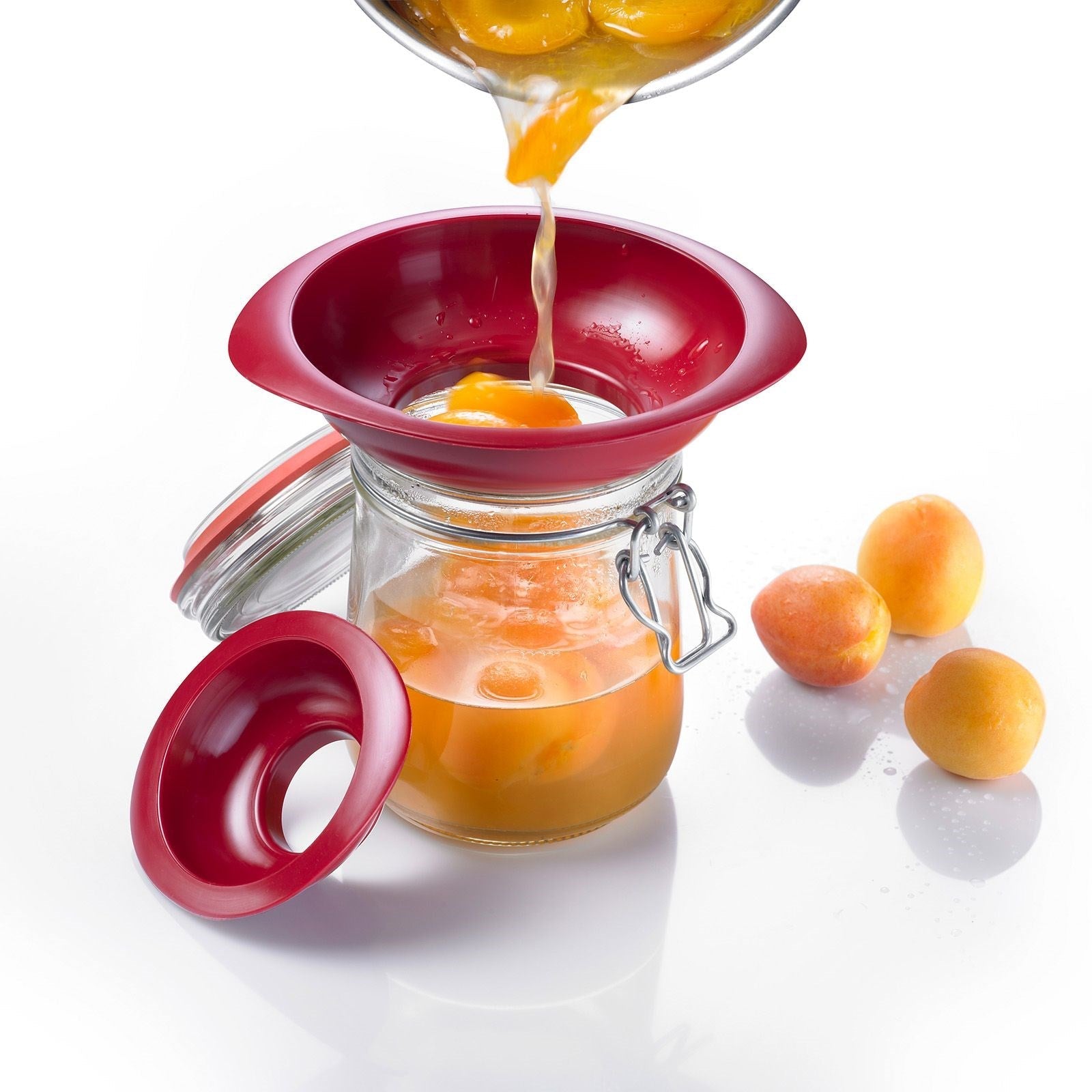 2-teiliges Einmachtrichter-Set von Westmark, perfekt für präzises Abfüllen, mit zwei Größen für flexible Einsatzmöglichkeiten.