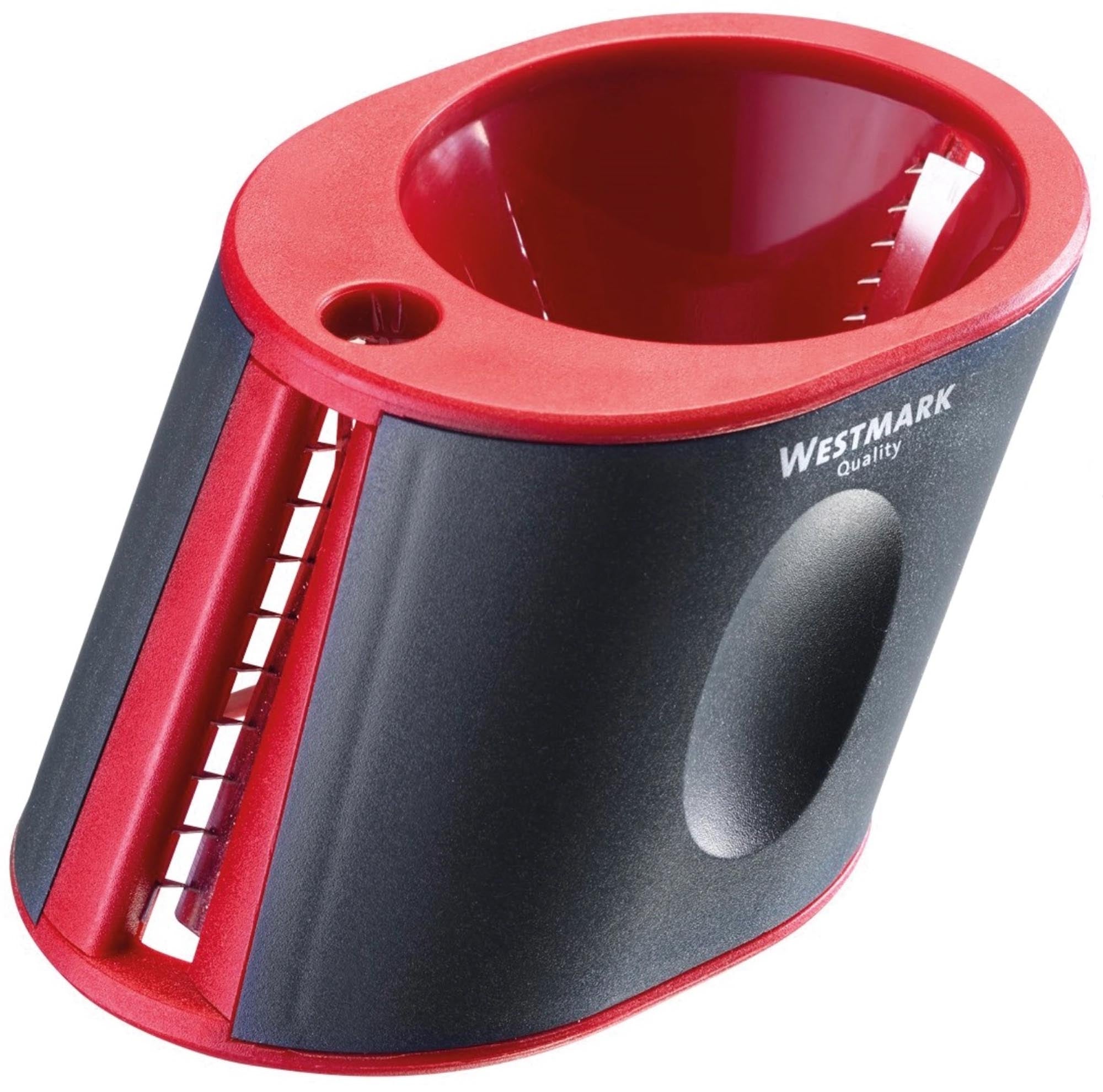 Spiralschneider Duolo, 8x6.7x8cm in Rot präsentiert im Onlineshop von KAQTU Design AG. Küchenhelfer ist von Westmark