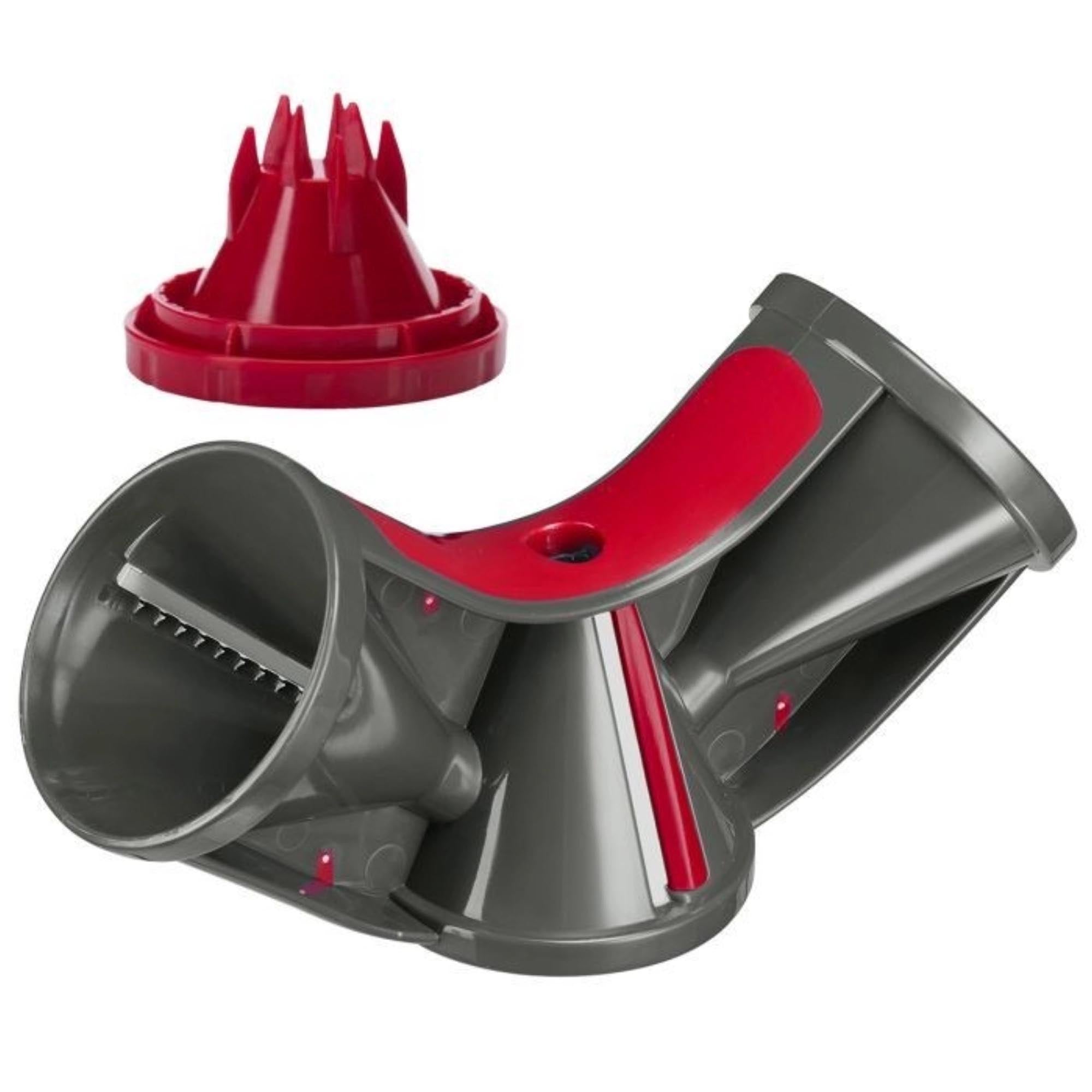 Spiralschneider Triolo, 19.5x7x10.5cm in Rot präsentiert im Onlineshop von KAQTU Design AG. Küchenhelfer ist von Westmark
