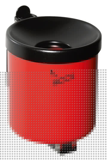 Wandascher Rondo Junior rot in  präsentiert im Onlineshop von KAQTU Design AG. Aschenbecher ist von E + h