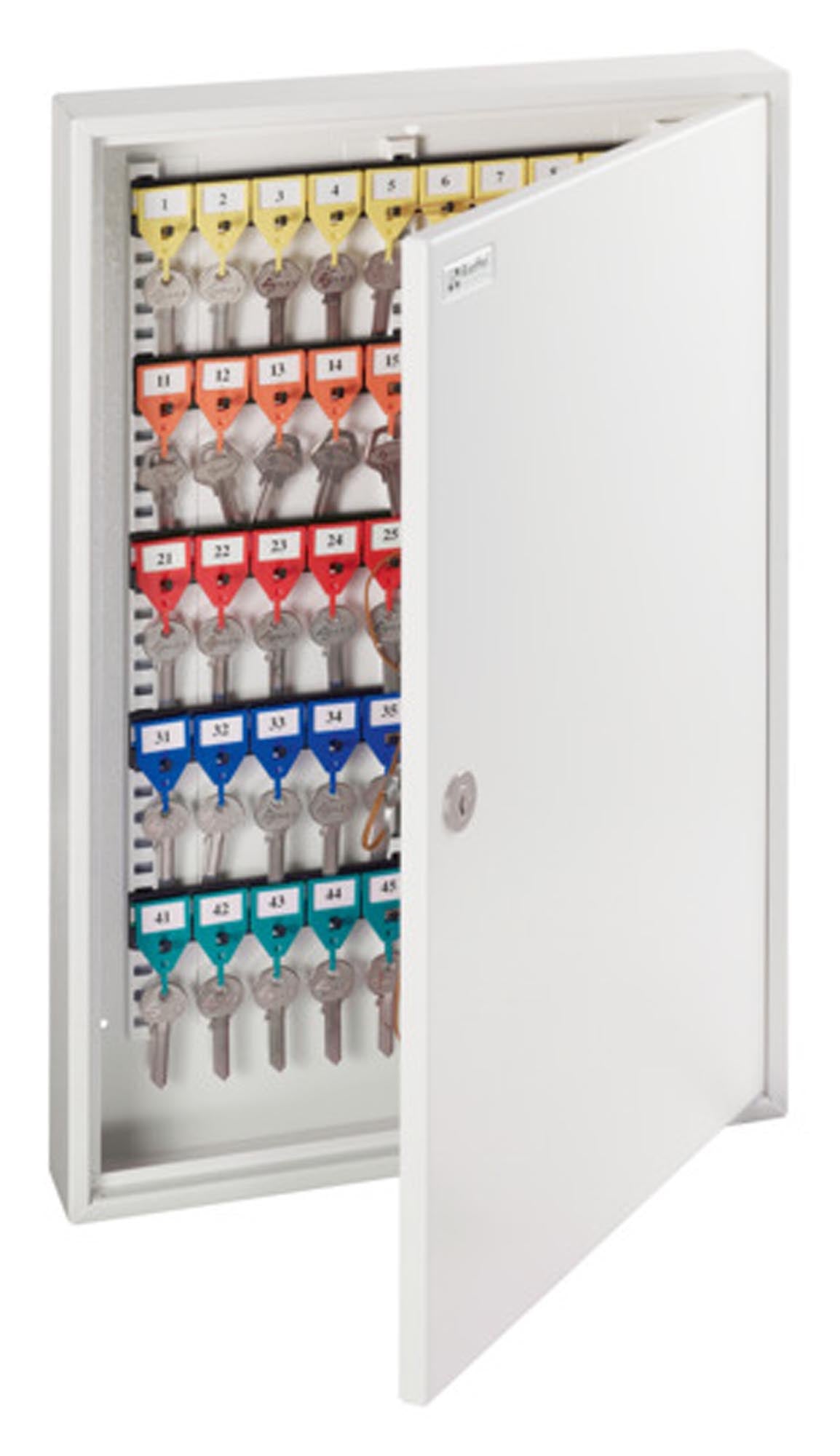 RIEFFEL KR-21: Robuster Schlüsselschrank für 100 Schlüsselhaken.