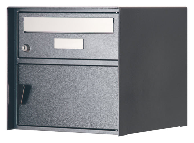 Briefkasten Verzasca in Rustico-schwarz präsentiert im Onlineshop von KAQTU Design AG. Briefkasten ist von HUBER