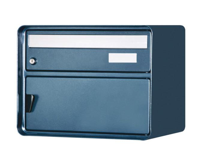Briefkasten Lugano in Ozeangrau präsentiert im Onlineshop von KAQTU Design AG. Briefkasten ist von HUBER
