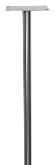 Briefkasten-Monostütze ø 65 mm 1.14 m in  präsentiert im Onlineshop von KAQTU Design AG. Briefkasten ist von HUBER