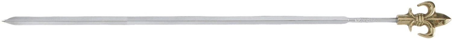 Entdecken Sie den 28 cm langen, rostfreien Schaschlikspiess Lilie von Westmark – ideal für Grillen, robust und mit Anti-Dreh-Design für perfektes Grillvergnügen.
