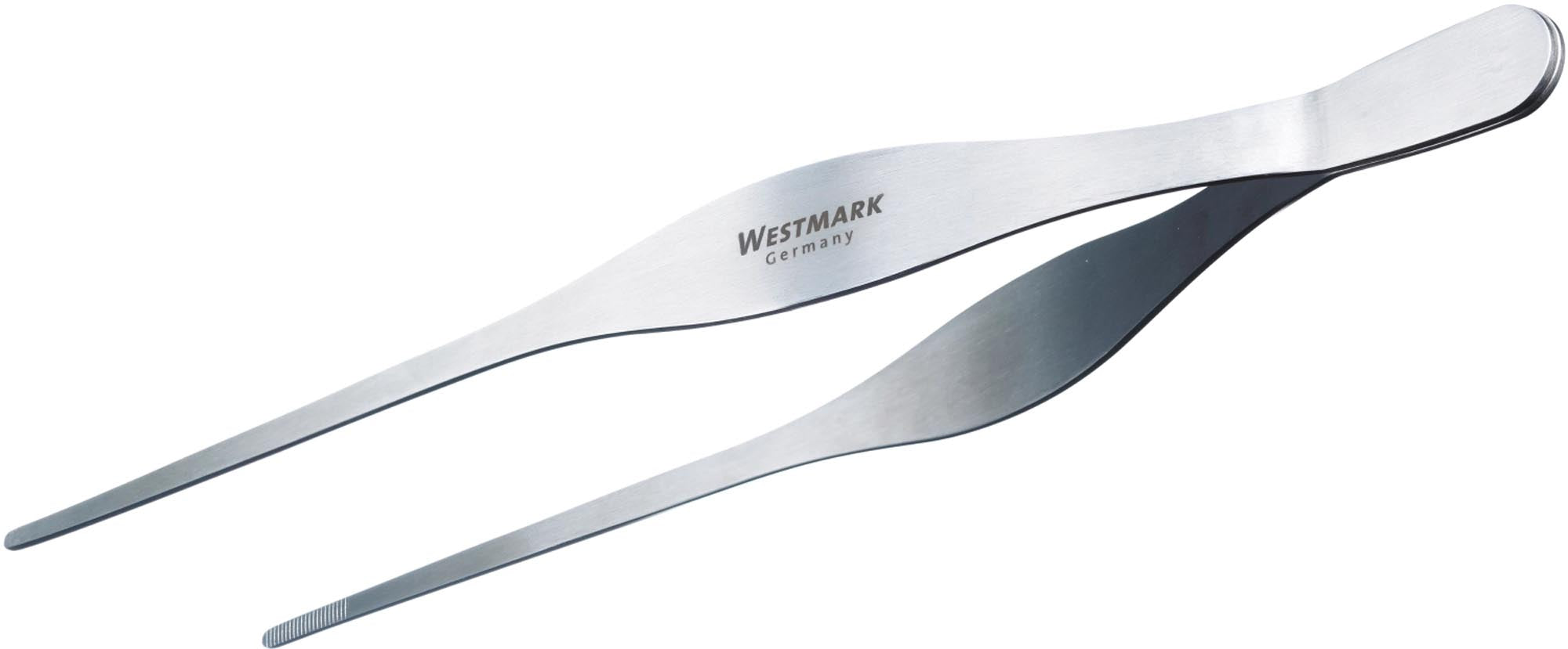 Brat- und Servierpinzette von Westmark, 29x6.5x2.5cm, ideal zum Wenden und Servieren von Speisen, aus hochwertigem Edelstahl.
