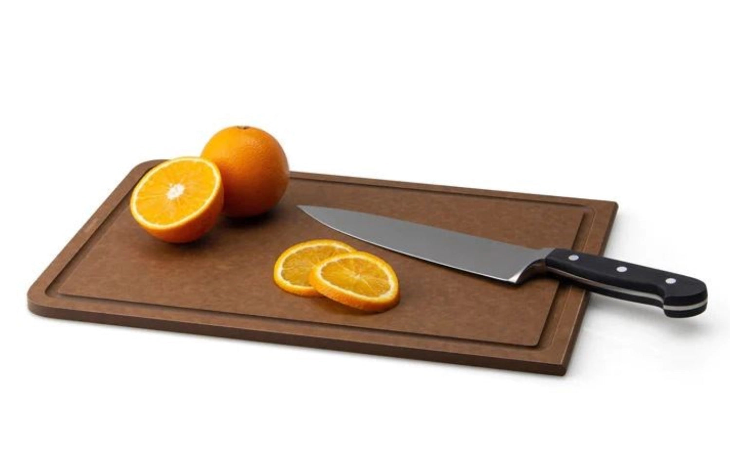 Tagliere Duracore m.Saftrille, braun 44x29,8x0,9 cm