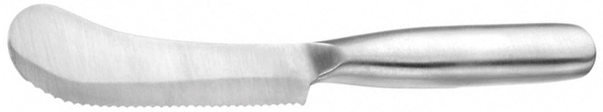 Frühstücksmesser m. Wellenschliffklinge 10cm, 22x3.3x1.6cm in Silber präsentiert im Onlineshop von KAQTU Design AG. Besteck ist von Westmark
