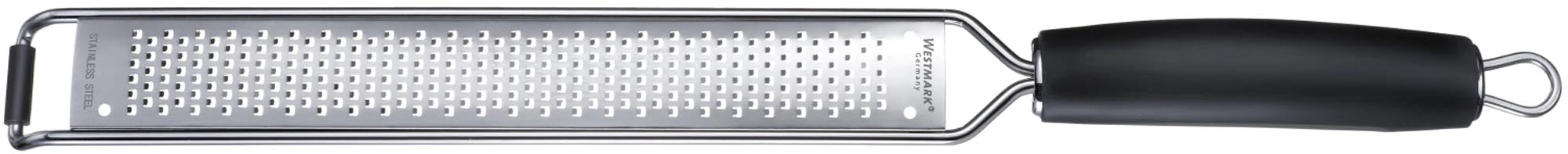 Reibe Technicus-Pro, fein, 40x3.5x3cm in Silber präsentiert im Onlineshop von KAQTU Design AG. Küchenhelfer ist von Westmark