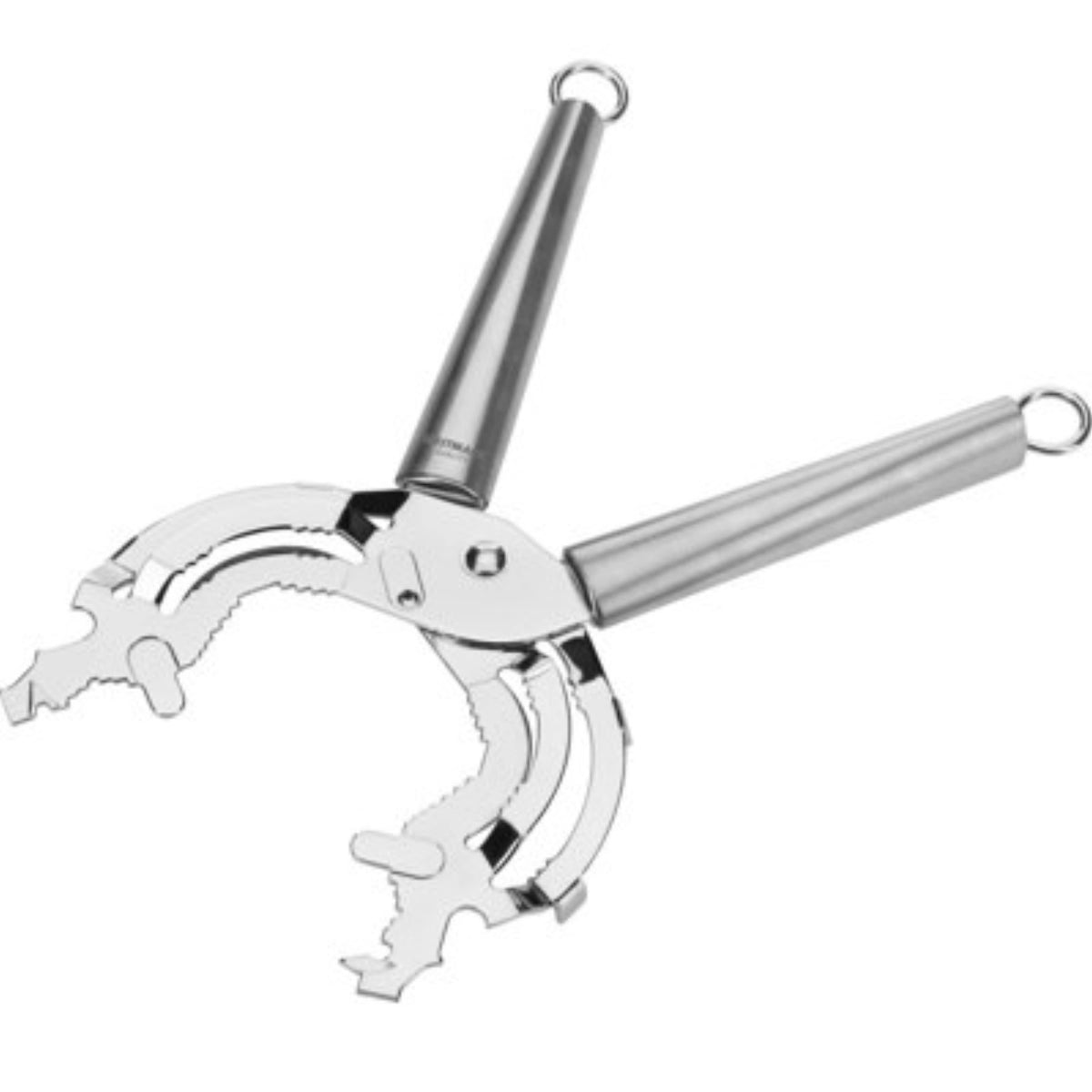 Deckelöffner Glory, Edelstahl in Silber präsentiert im Onlineshop von KAQTU Design AG. Küchenhelfer ist von Westmark