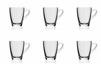 Set de 6 mugs en verre Kenya large 31cl, Aligro