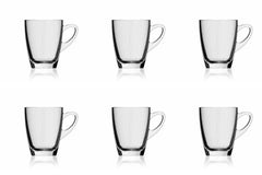Set de 6 mugs en verre Kenya large 31cl, Aligro