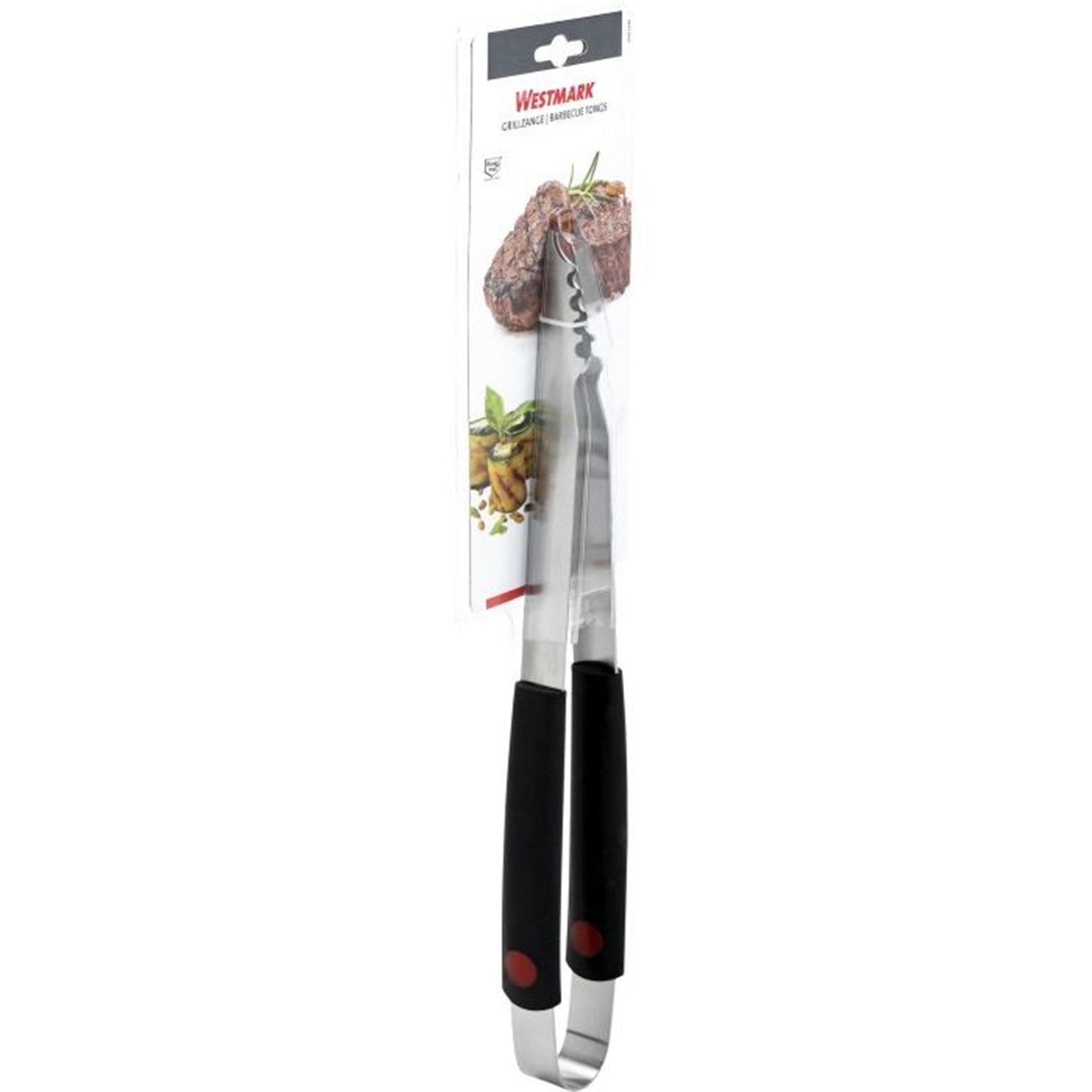Robuste Grillzange von Westmark, 40 cm, ideal für präzises Wenden von Grillgut, hitzebeständig und ergonomisch gestaltet.