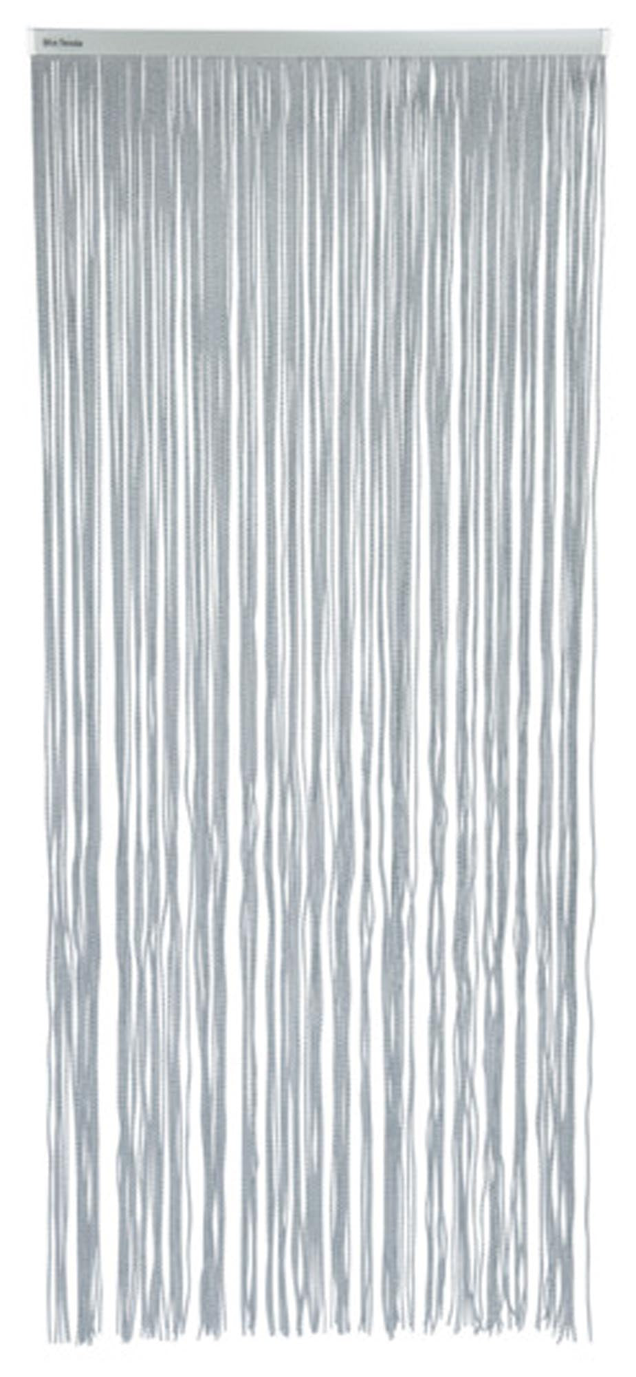 <tc>LA TENDA</tc> Door curtain Lazio 1 black transparent 100x230cm