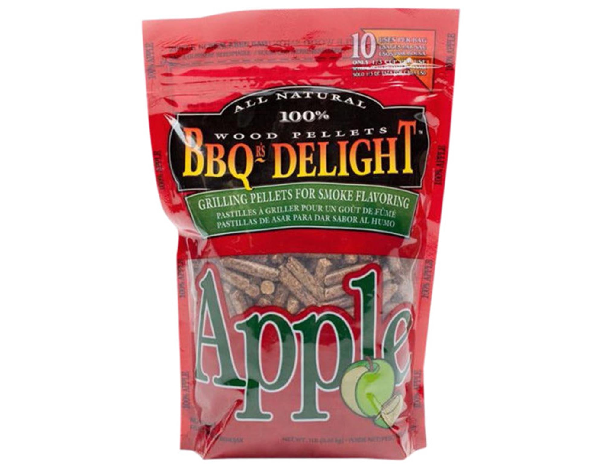 BBQR'S DELIGHT Pellets Apple 450 g in  präsentiert im Onlineshop von KAQTU Design AG. Grillzubehör ist von BBQ DELIGHT