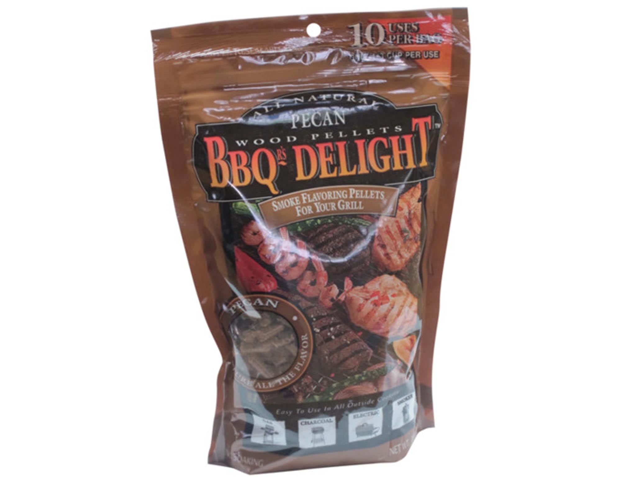 BBQR'S DELIGHT Pellets Pecan 450 g in  präsentiert im Onlineshop von KAQTU Design AG. Grillzubehör ist von BBQ DELIGHT