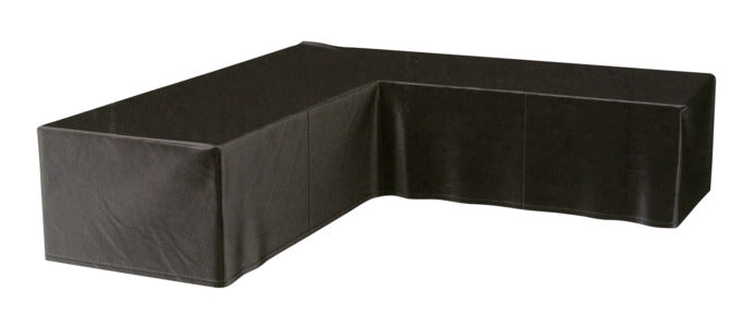 Schutzhülle für Lounge in L-Form, 235x235x100x70 cm, wasserabweisend, atmungsaktiv, schützt vor Witterung.