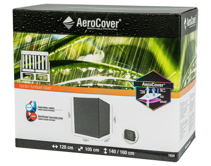 PLATINUM AEROCOVER Schutzhülle Strandkorb 128x105x140/160 cm in  präsentiert im Onlineshop von KAQTU Design AG. Gartenmöbelabdeckung ist von PLATINUM AEROCOVER