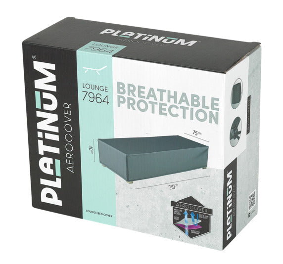 PLATINUM AEROCOVER Schutzhülle Liege 210x75x40 cm in  präsentiert im Onlineshop von KAQTU Design AG. Gartenmöbelabdeckung ist von PLATINUM AEROCOVER