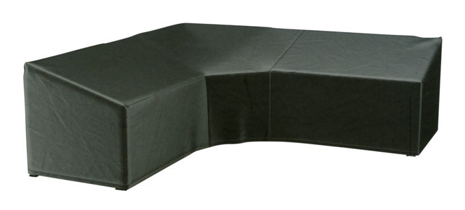 Hochwertige Schutzhülle für L-Trapez-Möbel, 270x270x90x65/90 cm, wasserabweisend und atmungsaktiv, von Platinum AeroCover.