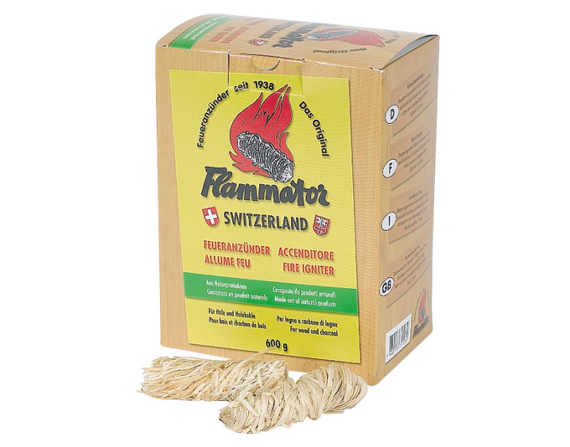 FLAMMATOR Feueranzünder 600 g Schachtel in  präsentiert im Onlineshop von KAQTU Design AG. Grillzubehör ist von FLAMMATOR