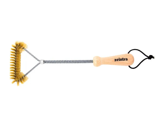 ZEINTRA Grillbürste Turbo Messing 410x150 mm in  präsentiert im Onlineshop von KAQTU Design AG. Grillzubehör ist von ZEINTRA