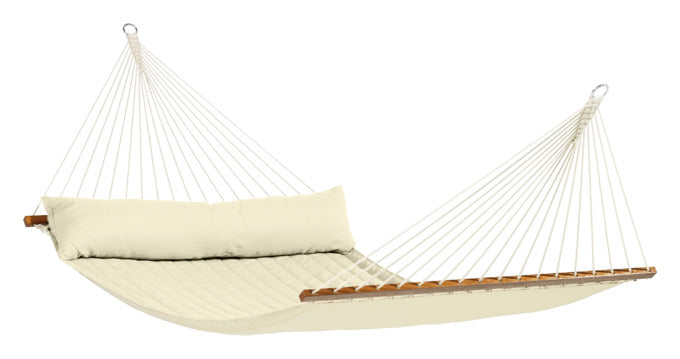 Stabhängematte Alabama 140x400 cm in Vanilla präsentiert im Onlineshop von KAQTU Design AG. Hängematte ist von LA SIESTA
