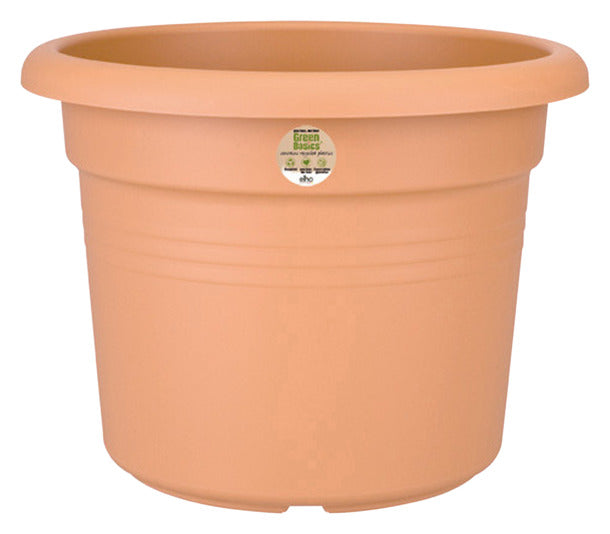 ELHO Pflanzengefäss Green Basics Cylinder terra ø 34 cm in  präsentiert im Onlineshop von KAQTU Design AG. Pflanzentopf Outdoor ist von ELHO