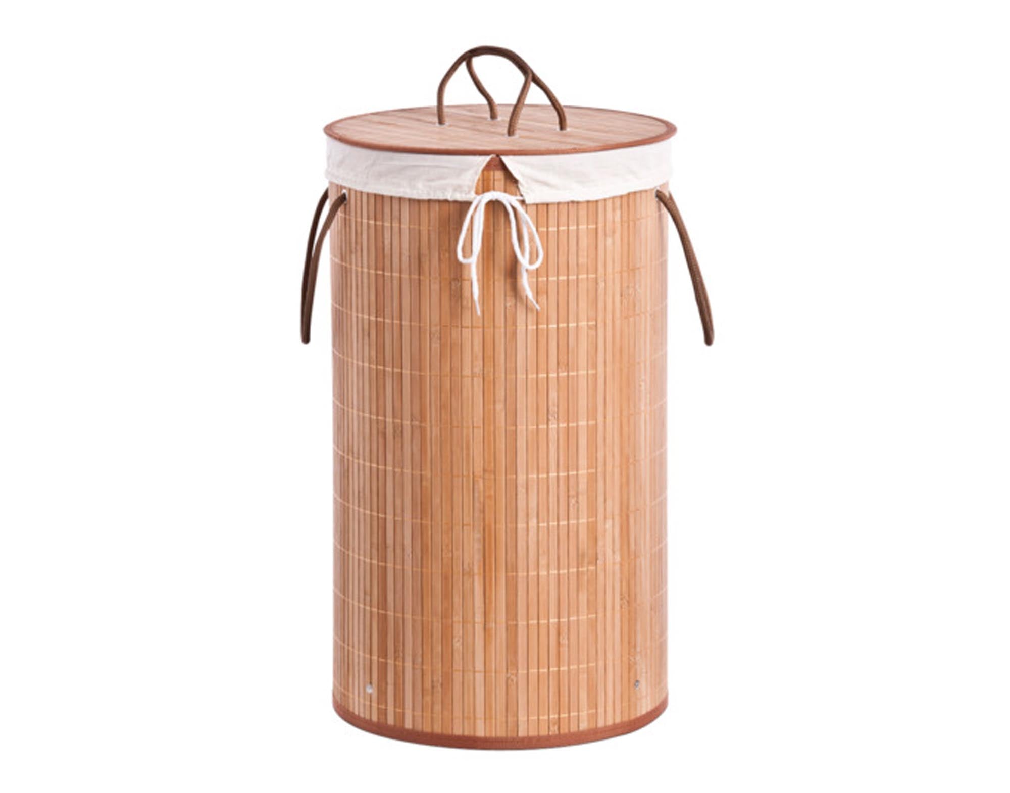 Zeller Laundry Collector Bamboo Ø 35x60 cm