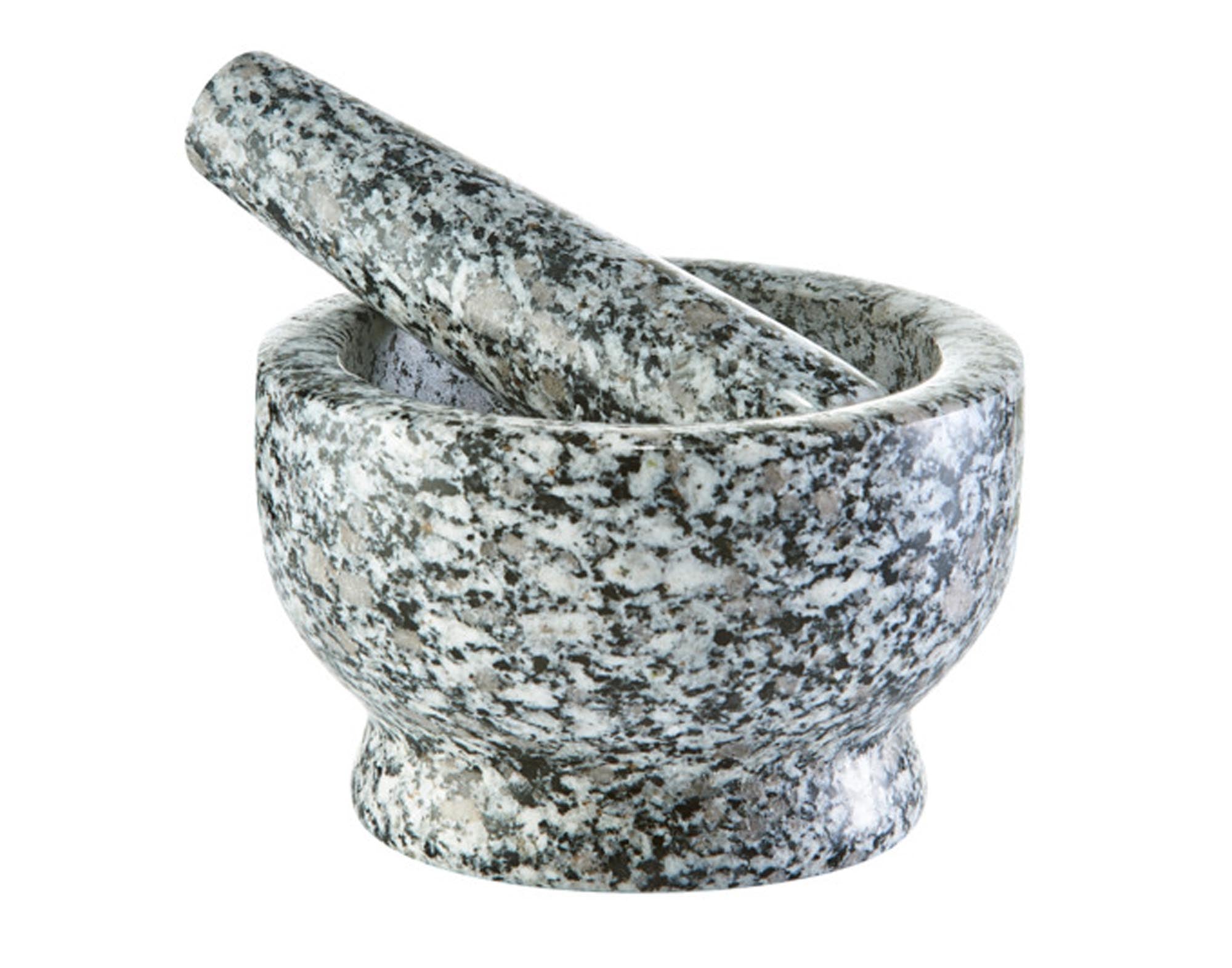 Mortier de zeller avec punch gris gris Ø 13x8 cm